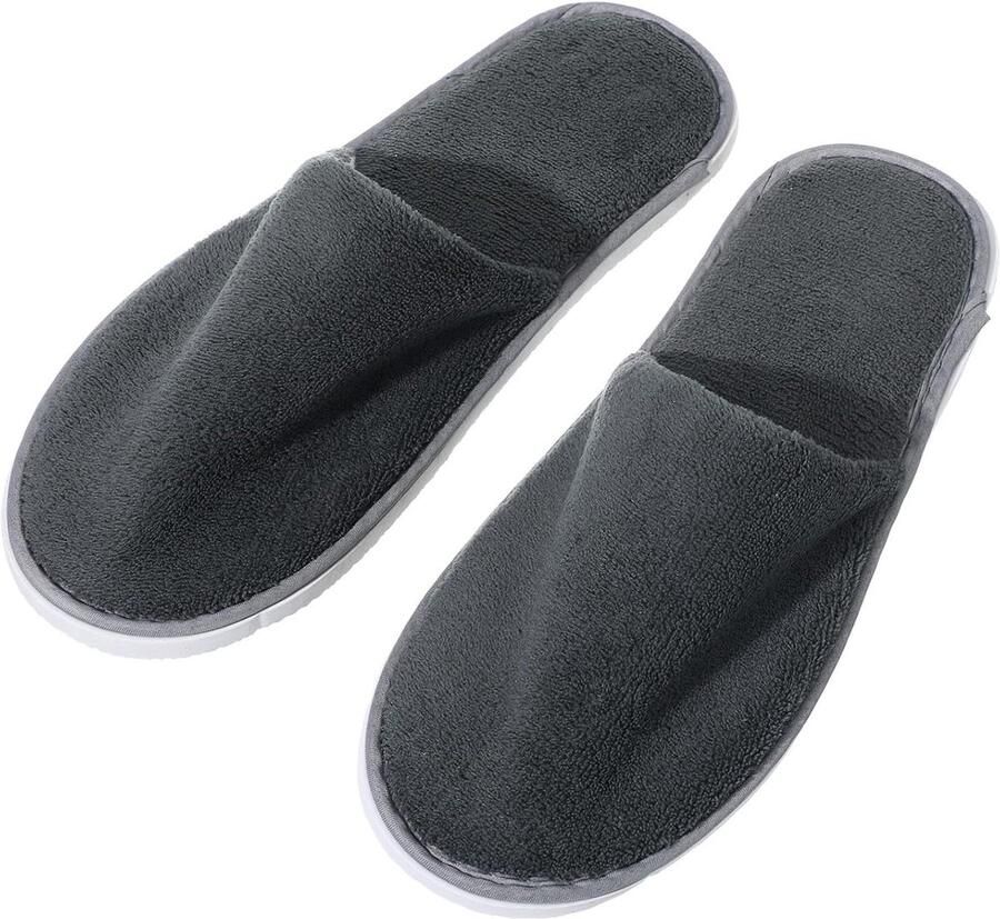 Wegwerp Zachte Slippers Gasten Slippers Hotel Gebruik Lichtgewicht Ontwerp 29 x Grijs