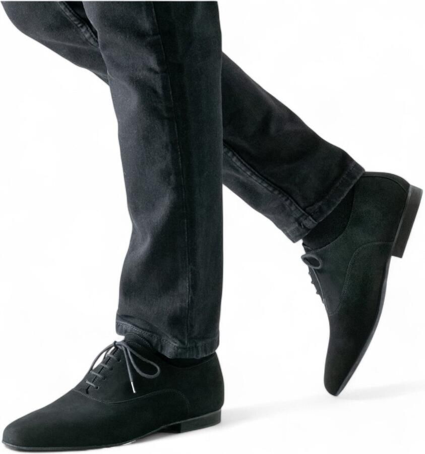Werner Kern 28044 Ancona Heren Dansschoenen Zwart Suede Lichtgewicht Suede zool Ballroom Latin Salsa Werner Kern Zwart
