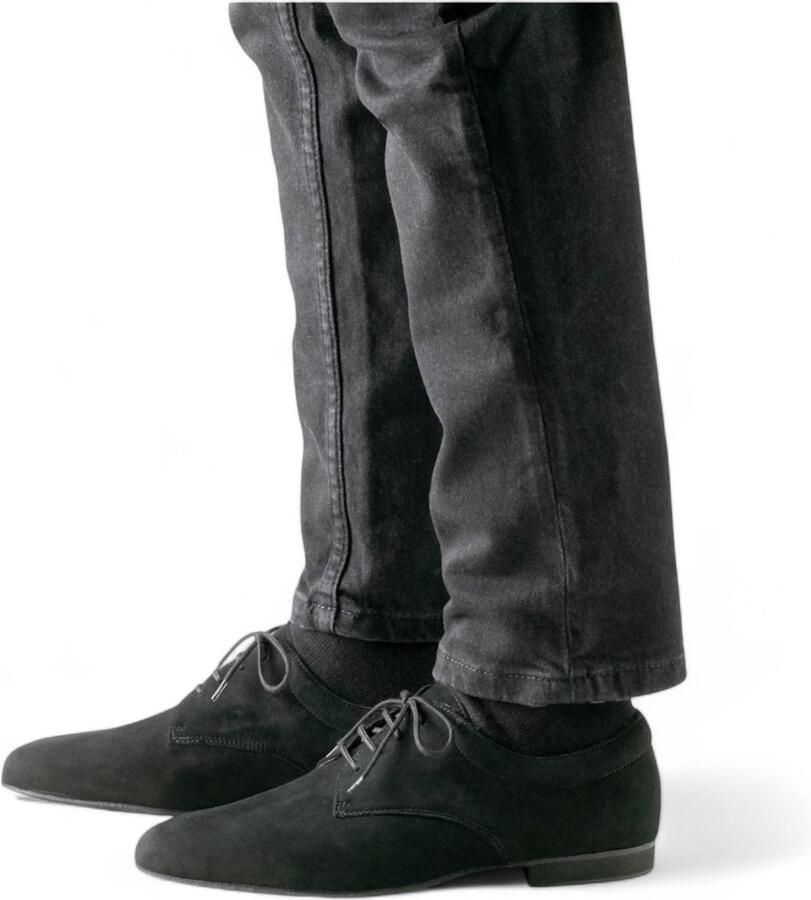 Werner Kern 28058 Modena Dansschoenen Heren Zwart Suede Herenschoenen voor Stijldansen Uitneembaar voetbed Salsa Latin Ballroom Werner Kern Zwart