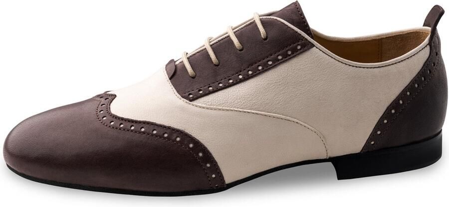 Werner Kern Dansschoenen Heren Carrara 28066 Klassieke Herenschoenen voor Swing Latin Salsa Tango Suede Zool Zacht Leer Werner Kern Bruin beige