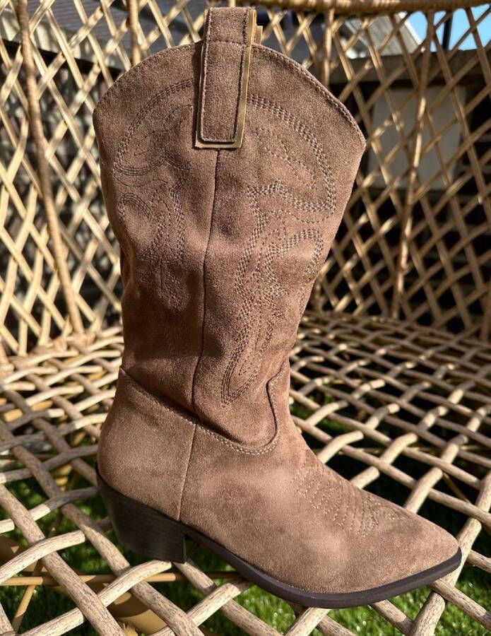 Western Boots Cecilia Taupe