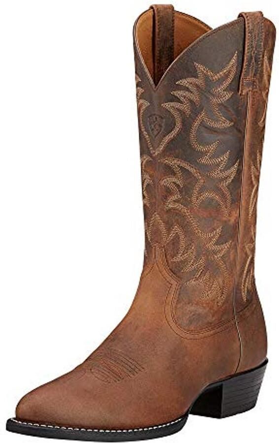 Western laarzen met ronde neus voor heren Cowboylaarzen voor plattelandsmode