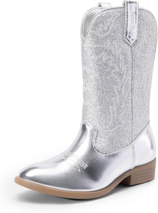 Westerse Cowgirl Laarzen Meisjes Middelhoge Rijlaarzen met Embroiderie