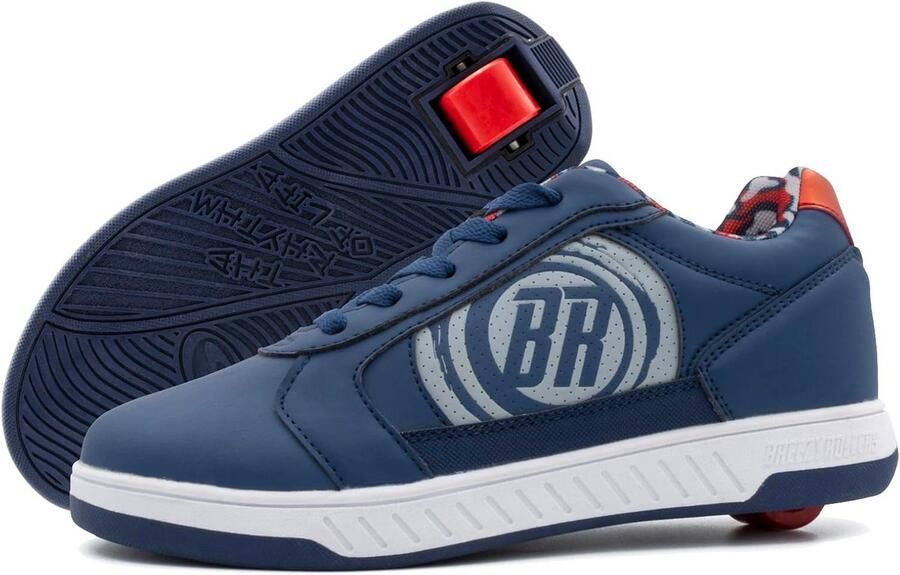 Wielenschoenen voor kinderen met gepatenteerd kliksysteem snel om te bouwen tot rolschaats