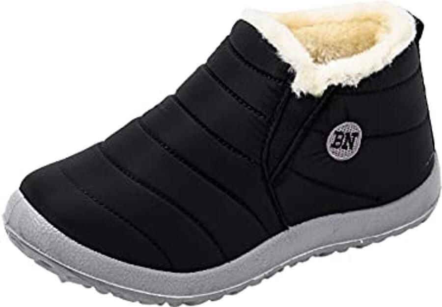 Winddichte en waterdichte winterschoenen voor dames comfortabele sneeuwlaarzen met brede schacht