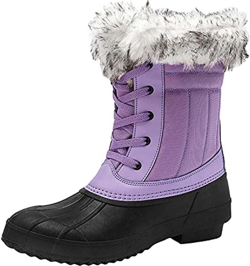 Winter Eend Laarzen voor Dames Waterdichte Regen- en Sneeuwlaarzen