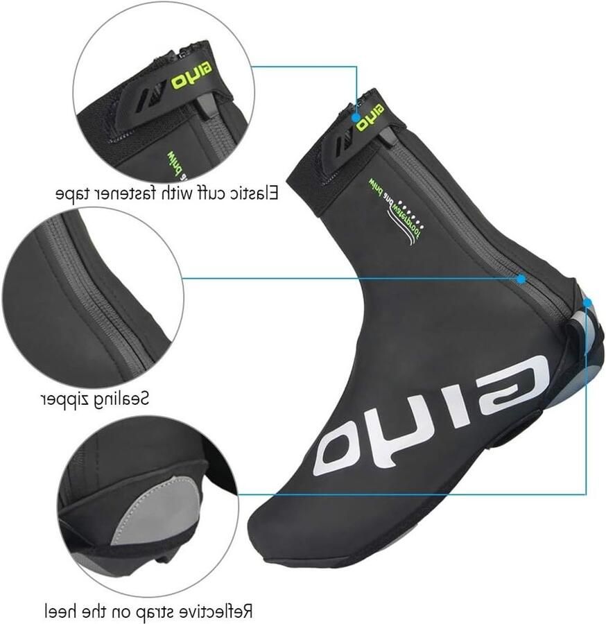 Winter Fietsschoenen Covers voor MTB en Racefietsen Waterdicht Winddicht en Warm Fleece Bescherming voor Fietsschoenen