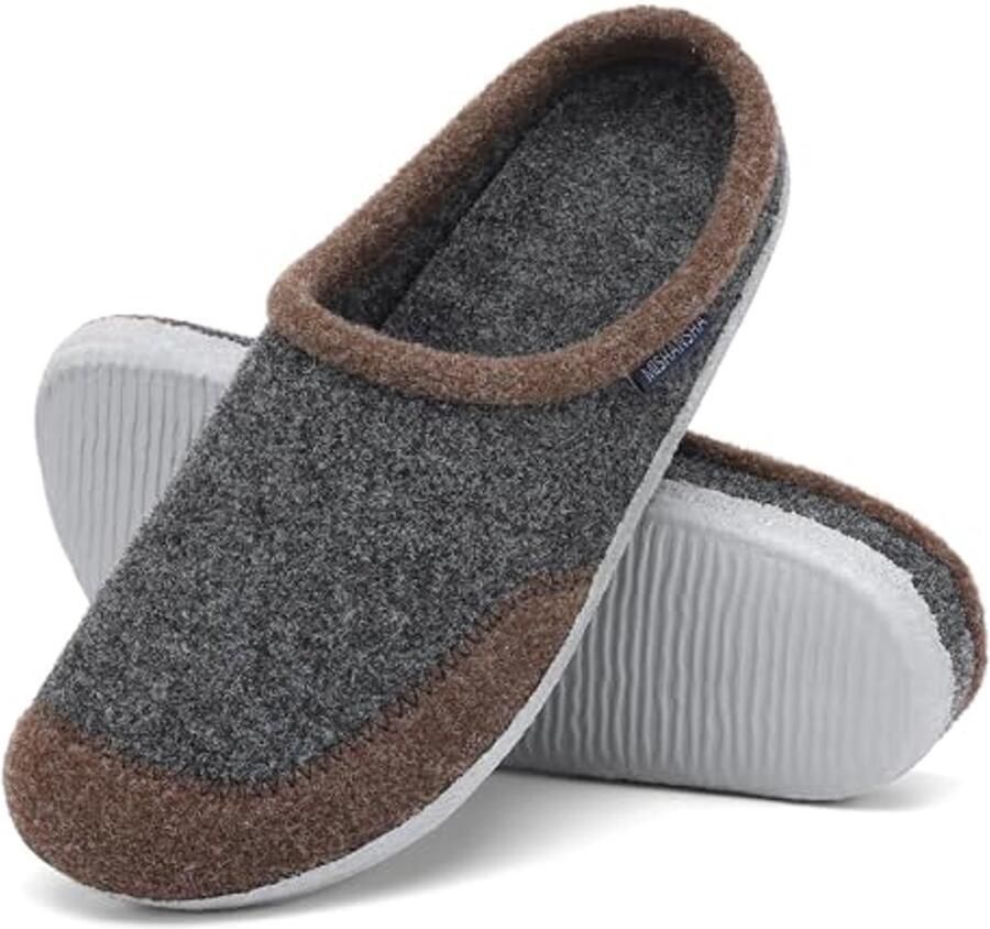 Winter Slippers voor nen en Comfortabele Vilt Slippers