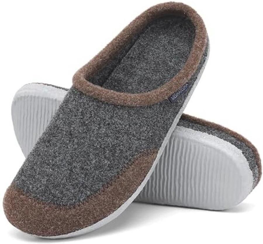 Winter Slippers voor nen en Comfortabele Vilt Slippers