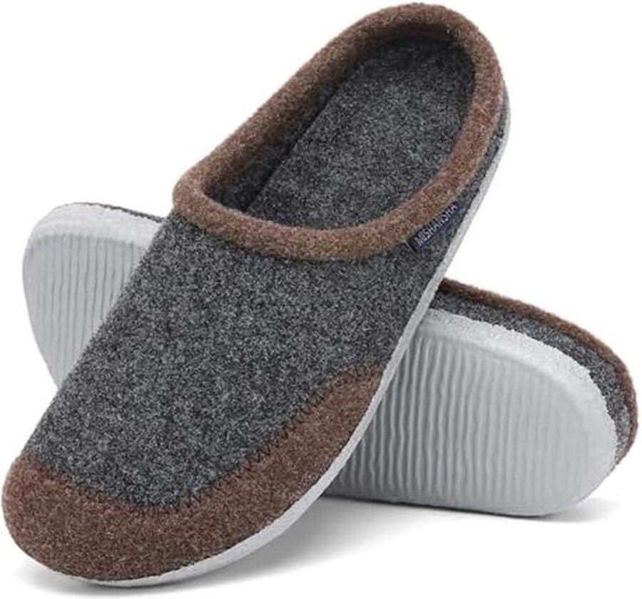 Winter Slippers voor nen en Comfortabele Vilt Slippers