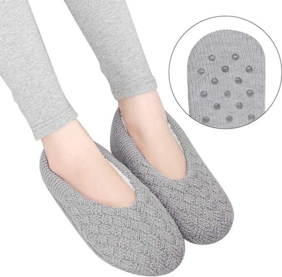 Winter Slippers Warm Slippers Antislip Slippers Lichtgewicht Slippers Polyester