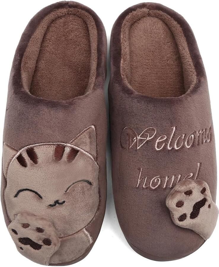 Winter Sloffen met Harde Zool Warm Comfortabel en Zacht Unisex Volwassenen