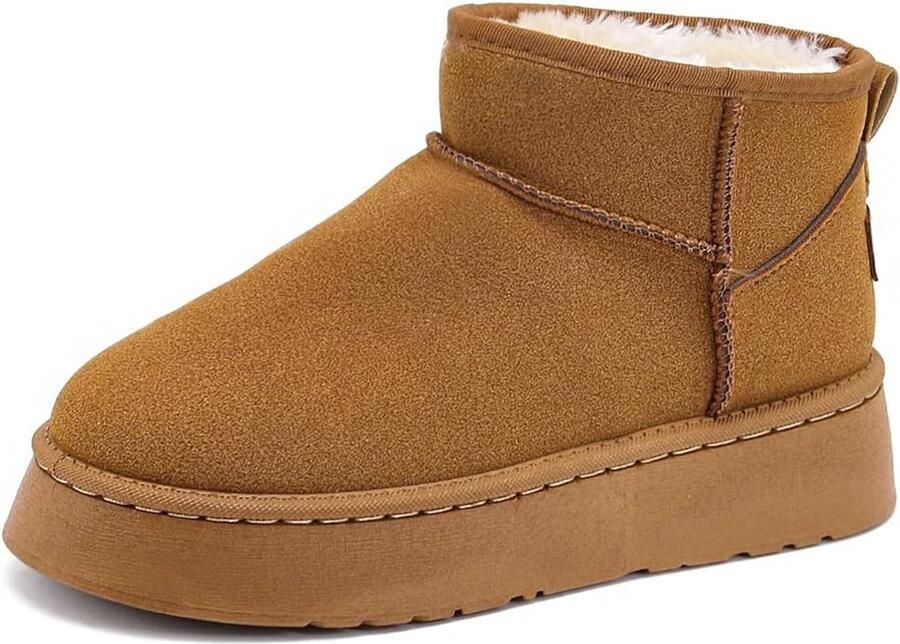 Winter Snowboots voor Dames Warme Gevoerde Wandelschoenen