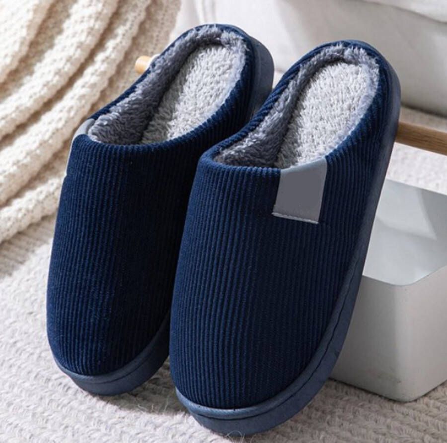 Winter Warme Bont Slippers voor nen en Comfortabele Antislip Zachte Huisschoenen met Platte Hak Ideale Pantoffels voor Thuis en Slaapkamer