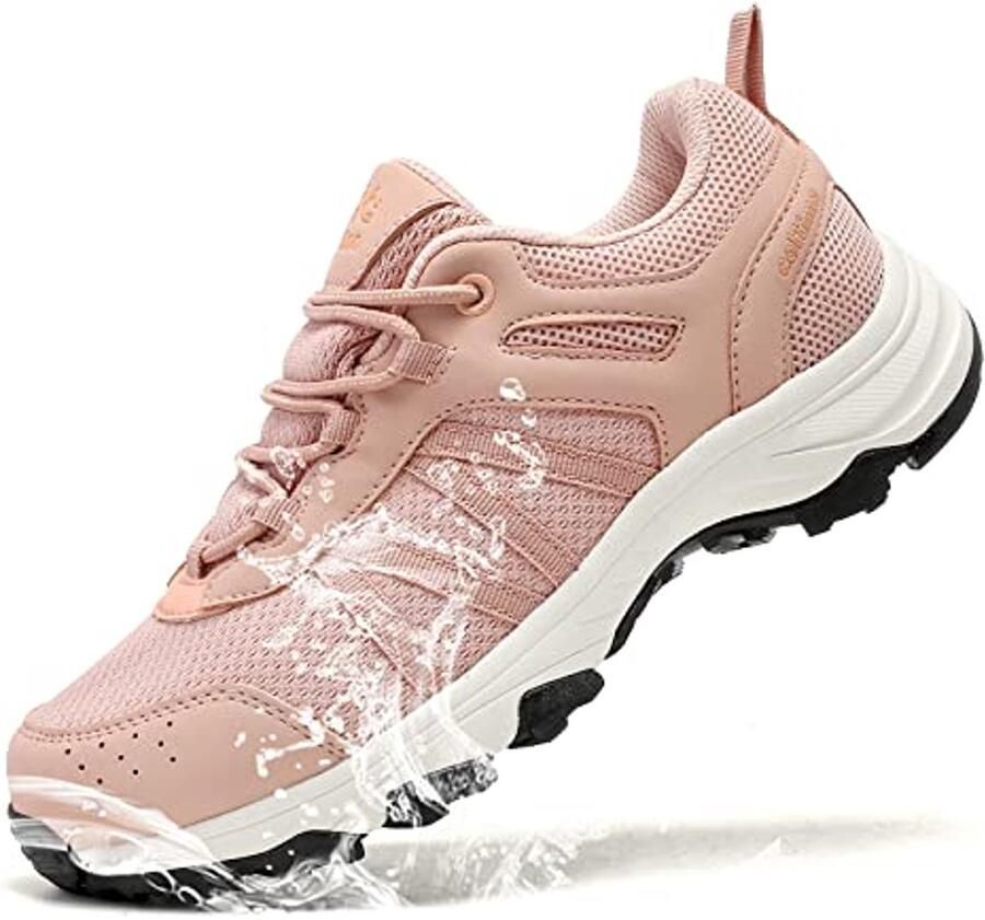 Winterlaarzen Dames Casual Bruin Gevechtslaarzen Antislip Waterdichte Leren Enkellaarzen