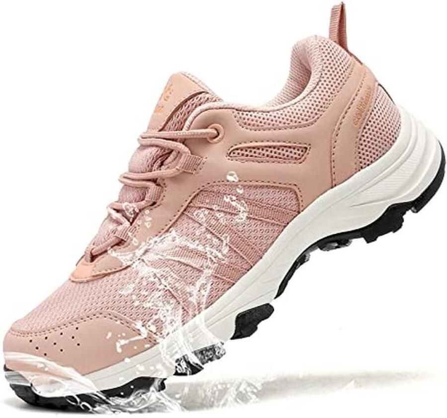 Winterlaarzen Dames Casual Bruin Gevechtslaarzen Antislip Waterdichte Leren Enkellaarzen