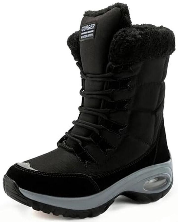 Winterlaarzen Dames Gevoerd Waterdicht en Ideaal voor Sneeuw