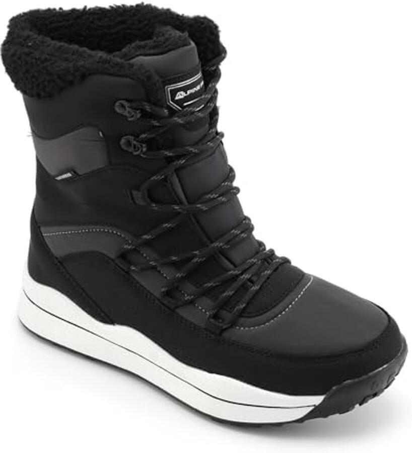 Winterlaarzen Dames Gevoerd Waterdicht Wandelschoenen voor Sneeuw en Vorst Thermolaarzen