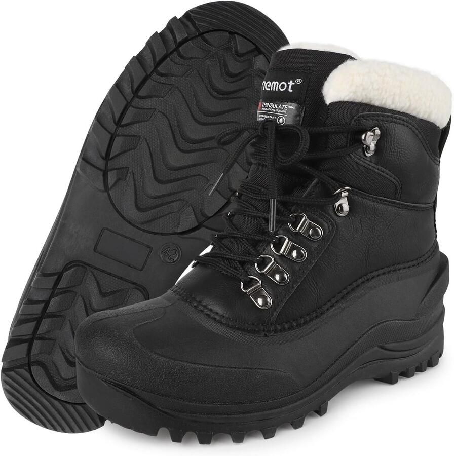 Winterlaarzen Sneeuwlaarzen Warm en Droog Waterdichte Zool