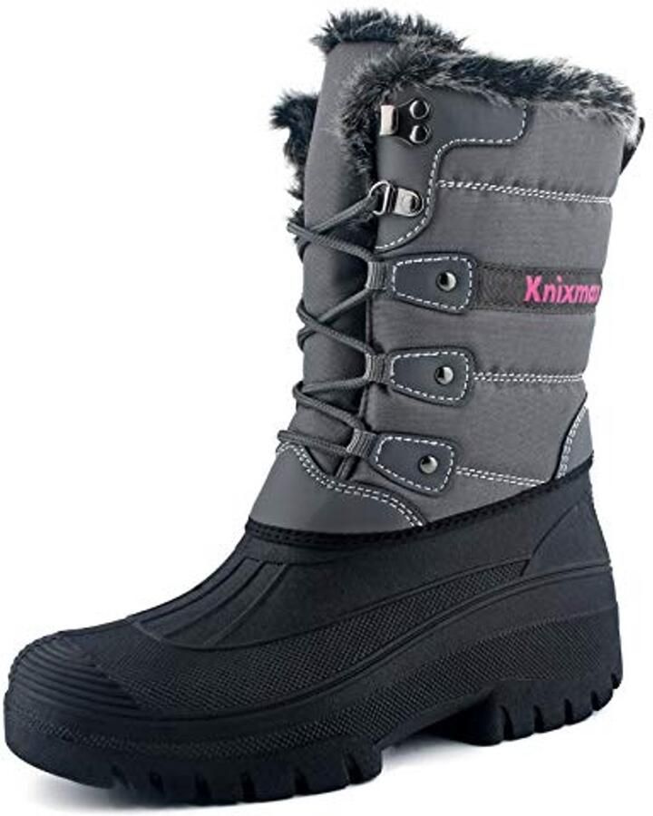 en Waterdichte Sneeuwlaarzen Winterlaarzen met Warm Bont