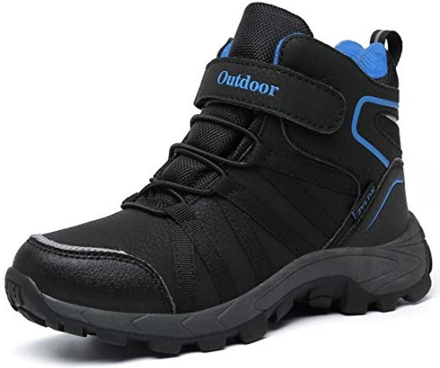 Winterlaarzen voor Kinderen Waterdichte en Warme Sneeuwschoenen met Klittenbandsluiting