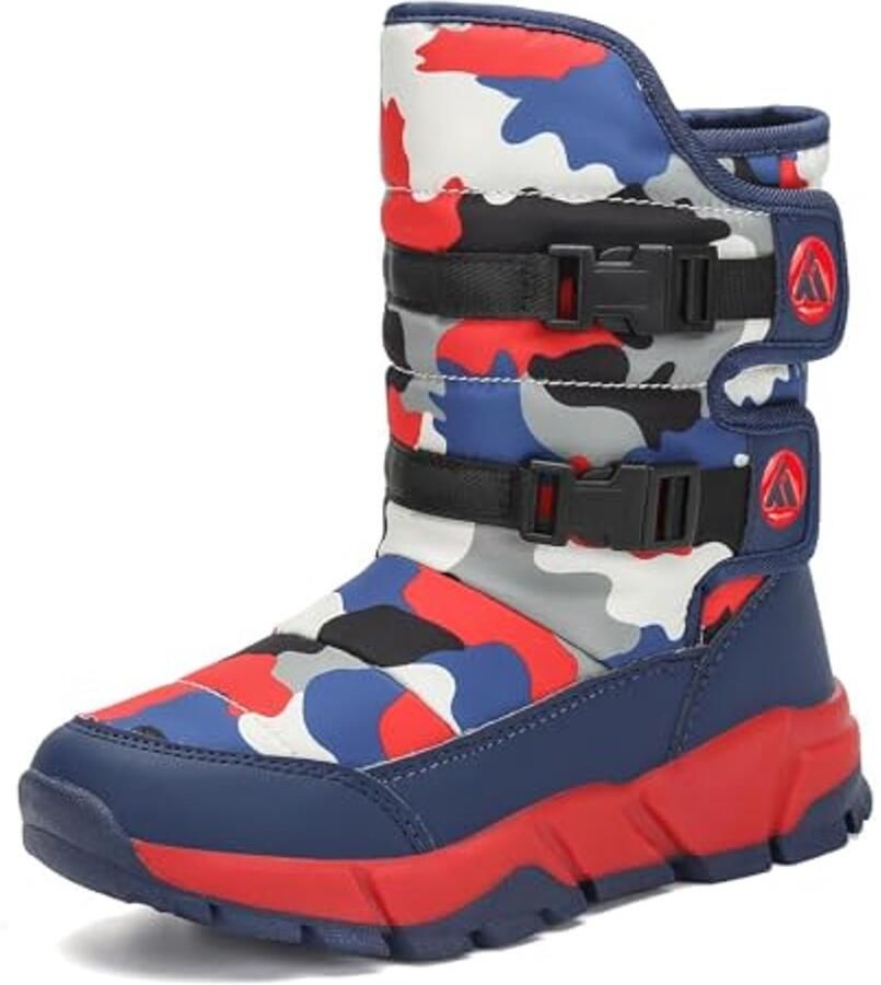 Winterlaarzen voor en Sneeuwlaarzen met Warme Binnenvoering en Antislip Ideaal voor Buiten