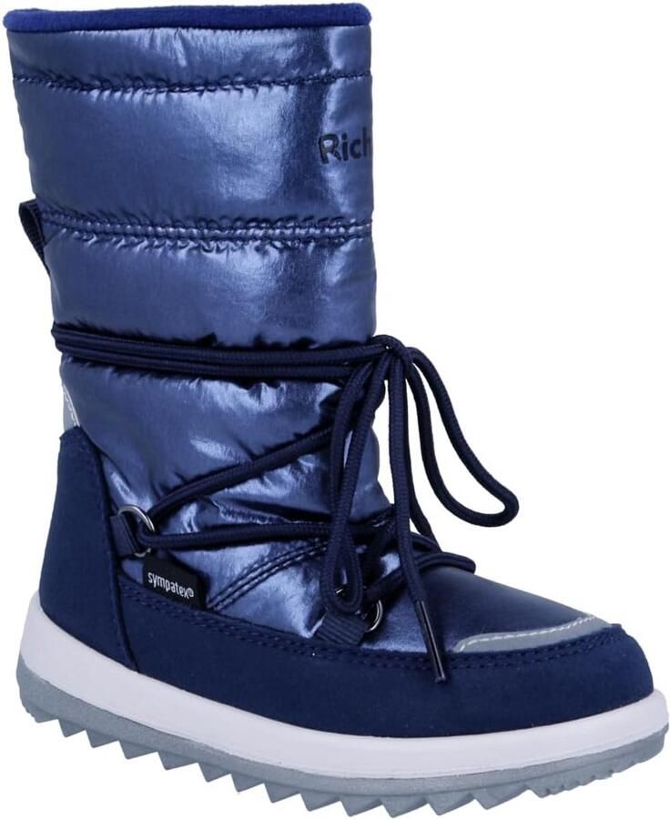 Winterlaarzen voor meisjes met klittenbandsluiting en warme pluche voering