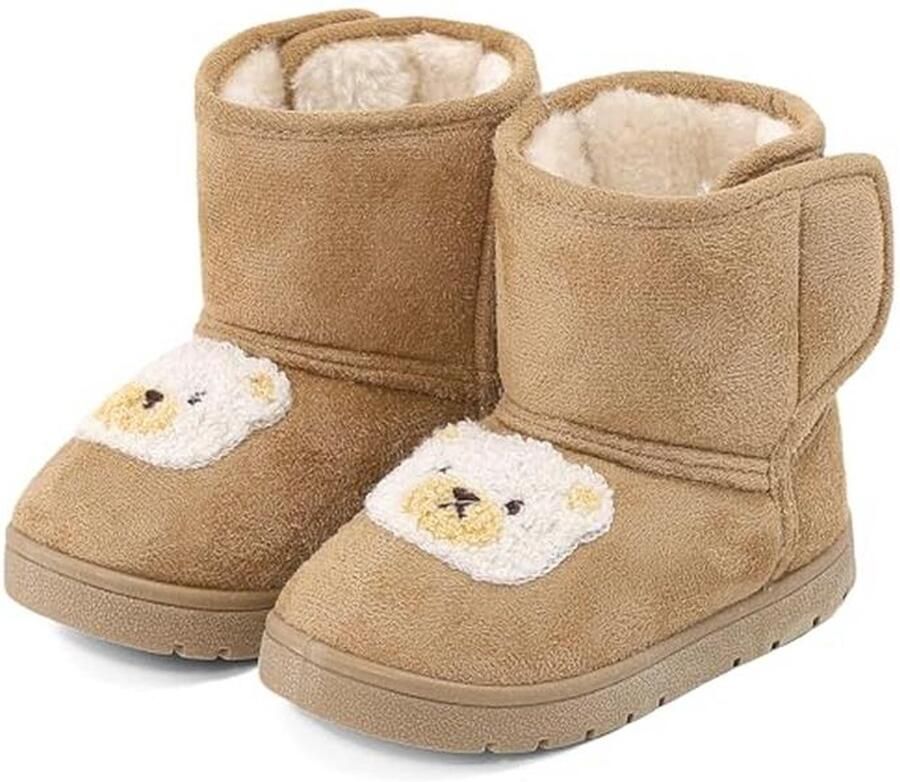 Winterlaarzen voor meisjes Warme sneeuwlaarzen met rubberen antislipzool (21-29 EU)