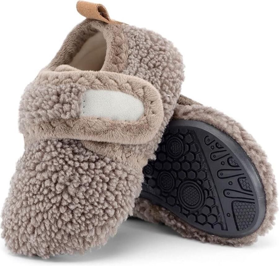 Winterpantoffels voor kinderen pluche voor pasgeborenen warme winterschoenen voor jongens antislip