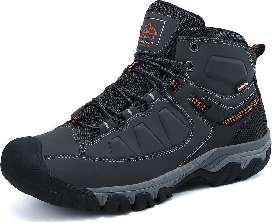 Winterschoenen Lichtgrijs 43 EU Warm Gevoerd Wandellaarzen voor Heren