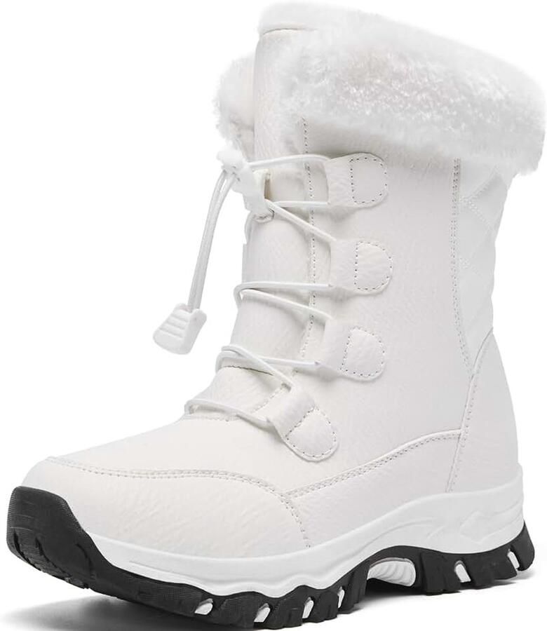 Winterschoenen voor dames gevoerd warme winterschoenen sneeuwlaarzen antislip wandelschoenen trekkingschoenen voor