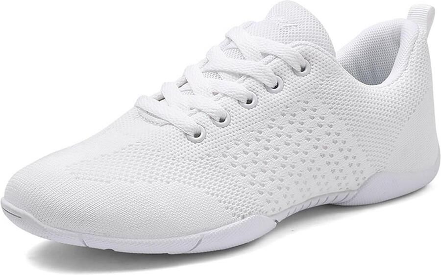 Witte Cheerleading Schoenen Dames Trainingsschoenen voor Fitness Gymnastiek en Dans