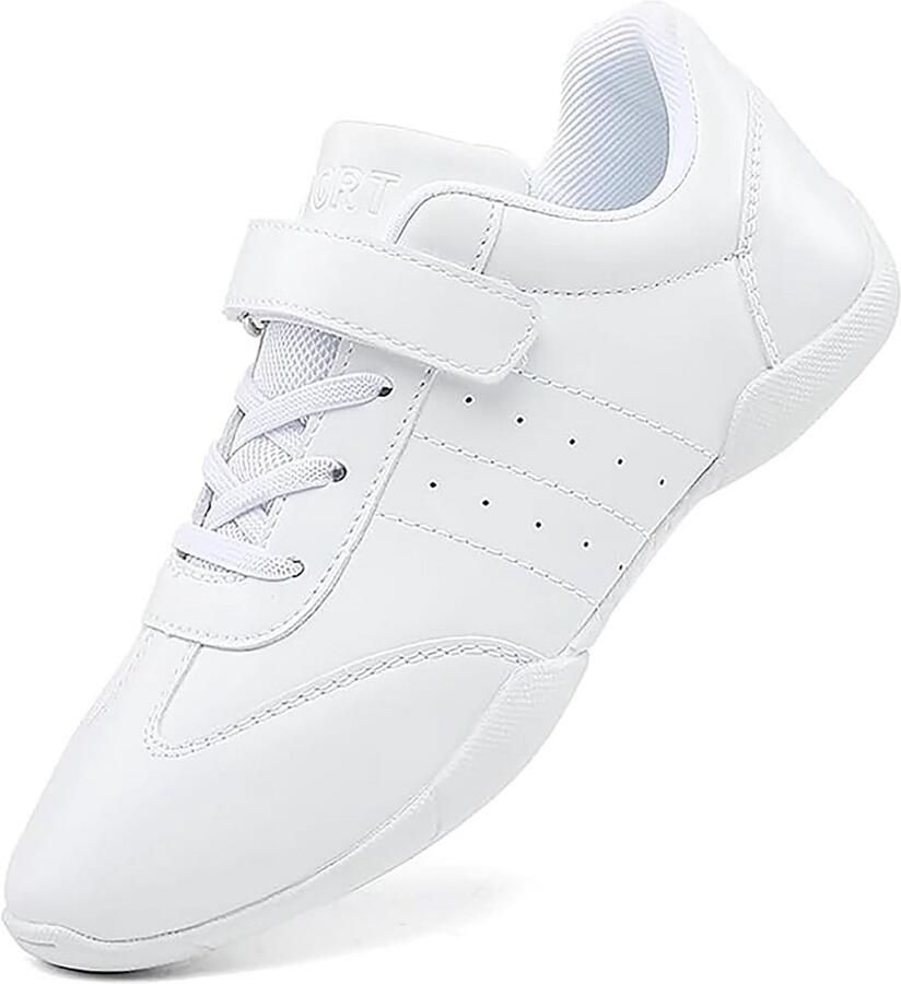 Witte Cheerleading Schoenen voor Meisjes en Dames Lichtgewicht Sportsneakers voor Gymnastiek en Dans
