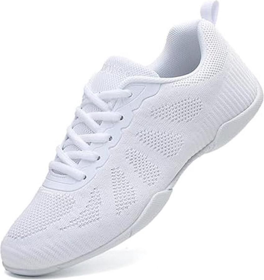 Witte cheerleadingschoenen voor dames en meisjes ideale schoenen voor cheerleading yoga gymnastiek en jazzdans