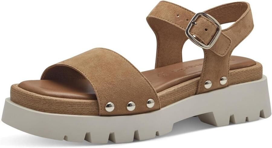 Witte Comfortabele Sandaal voor Dames Wijde Pasvorm