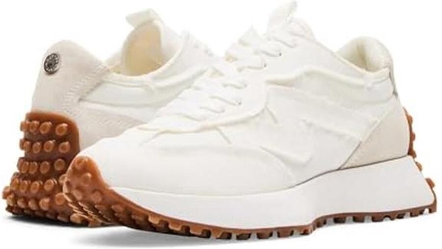 Witte Dames Sneaker Comfortabele Campo Style