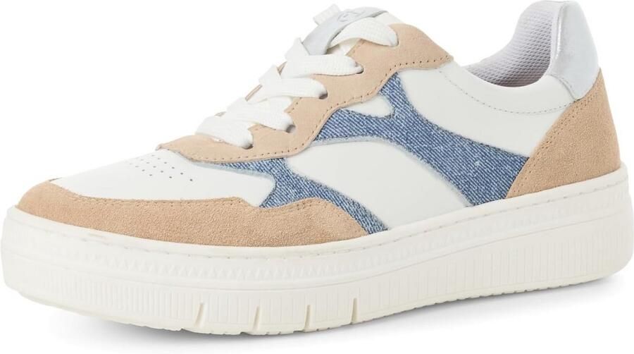 Witte dames sneaker met ruimte voor creativiteit