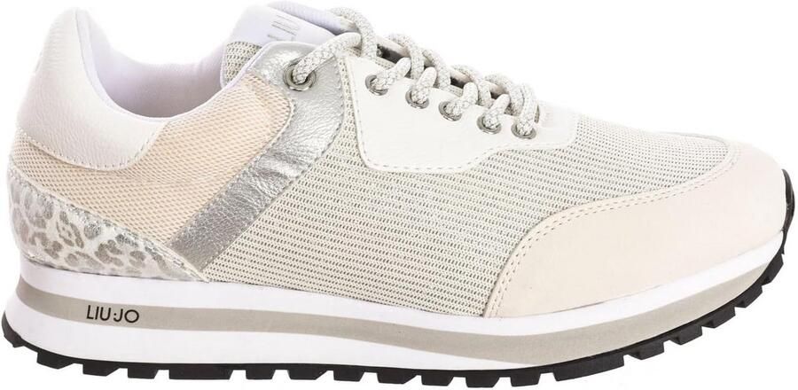 Witte Dames Sneakers van Synthetisch Materiaal Lage Instapmodel