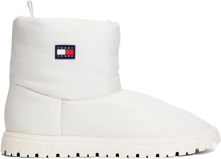 Witte Dames Snowboots Outdoor Wandelen Waterdicht en Warm