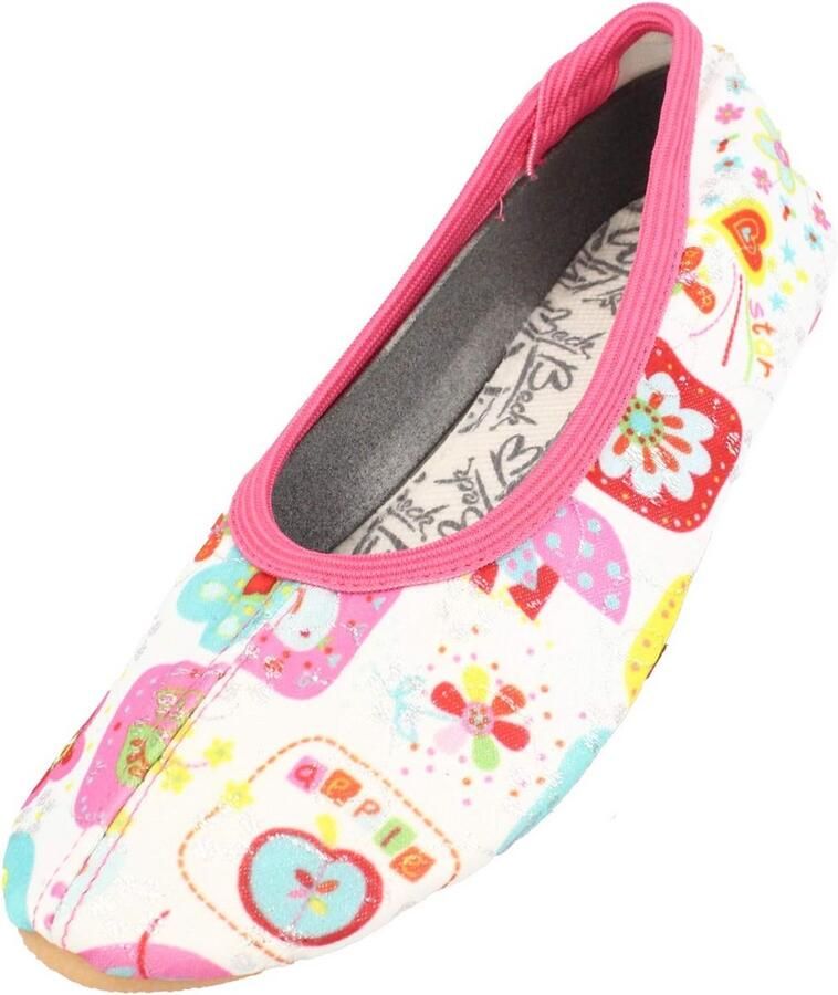 Witte Gymnastiekschoenen Meisjes Sneakers voor Turnen Dans & Binnenschoenen