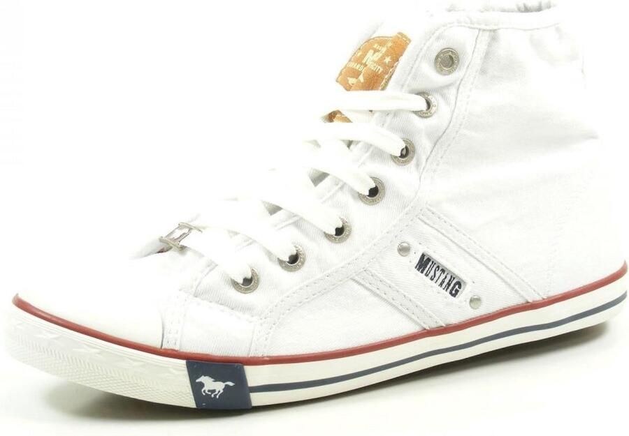 Witte Hoge Sneakers Dames