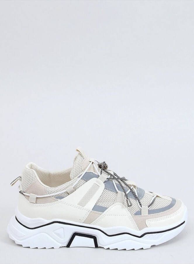 Witte Hoge Zool Sneaker