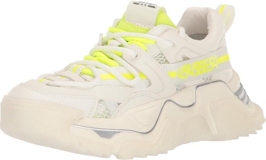 Witte Platform Sneaker Dames Modieuze Chunky Sportschoenen