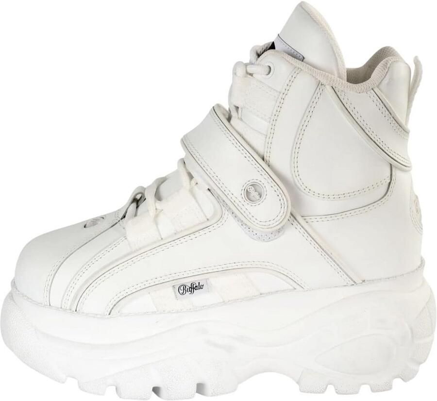 Witte Platform Sneakers voor Dames Comfortabele Sportschoenen