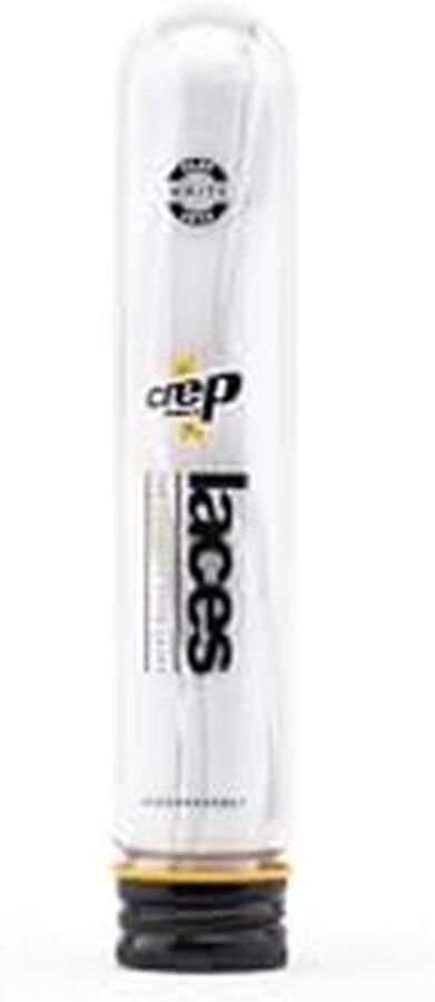 Witte Platte Schoenveters voor Unisekse Eén