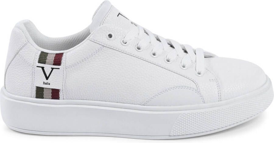 19v69 Italia Witte Synthetisch Leren Sneakers White Heren