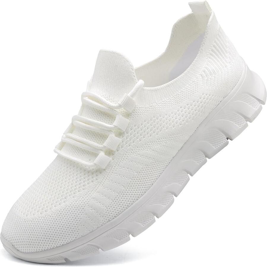 Witte Sneakers voor Heren EU Lichtgewicht Ventilatie en Comfortabele Sportschoenen