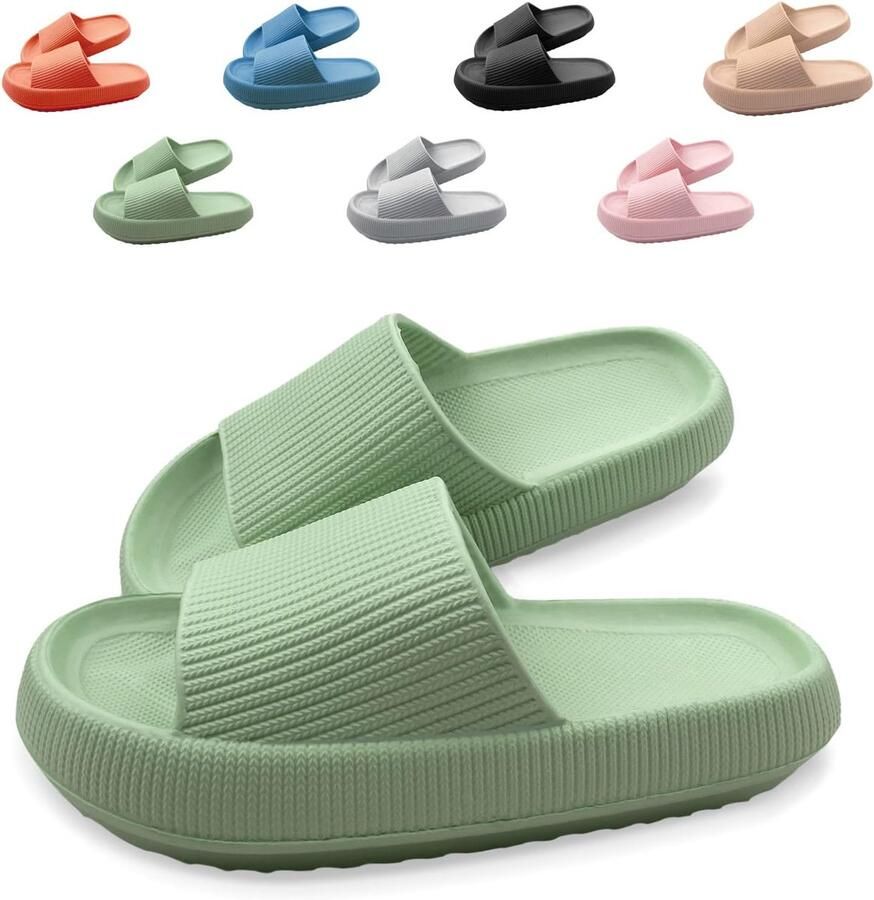 Wolkenslippers Extra Zachte Anti-slip Badslippers met Dikke Zool Comfortabele Zomer Indoor Buiten Slipper