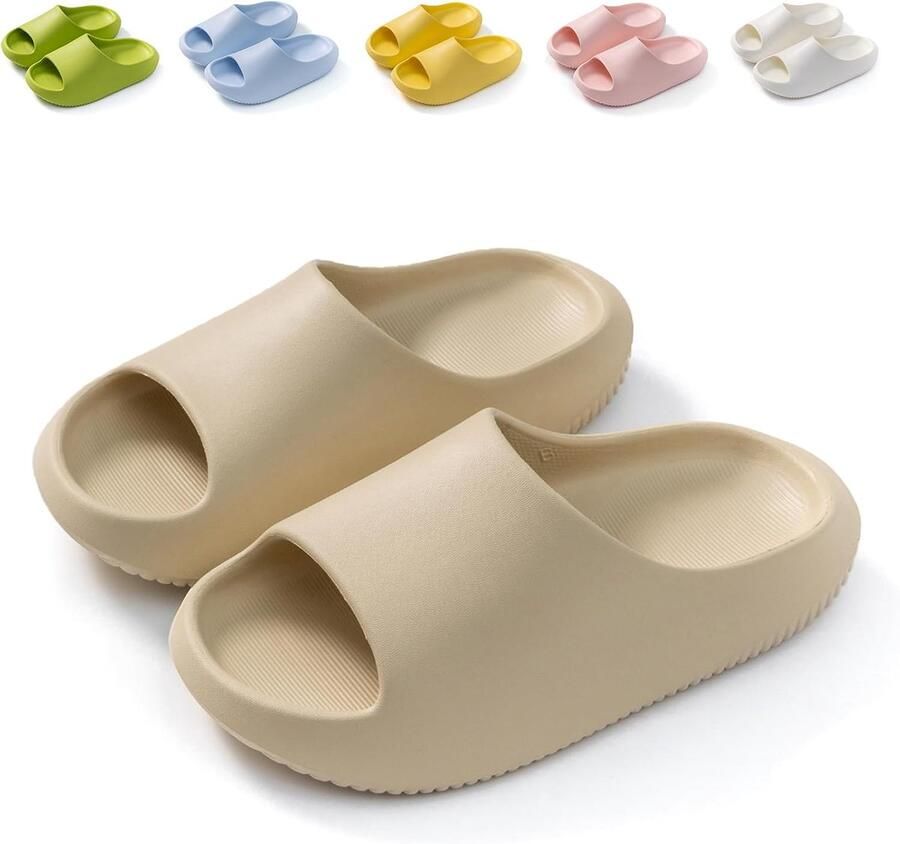 Wolkenslippers met Dikke Zool Antislip EVA Badslippers Zomer Huis slippers voor & Indoor & Outdoor