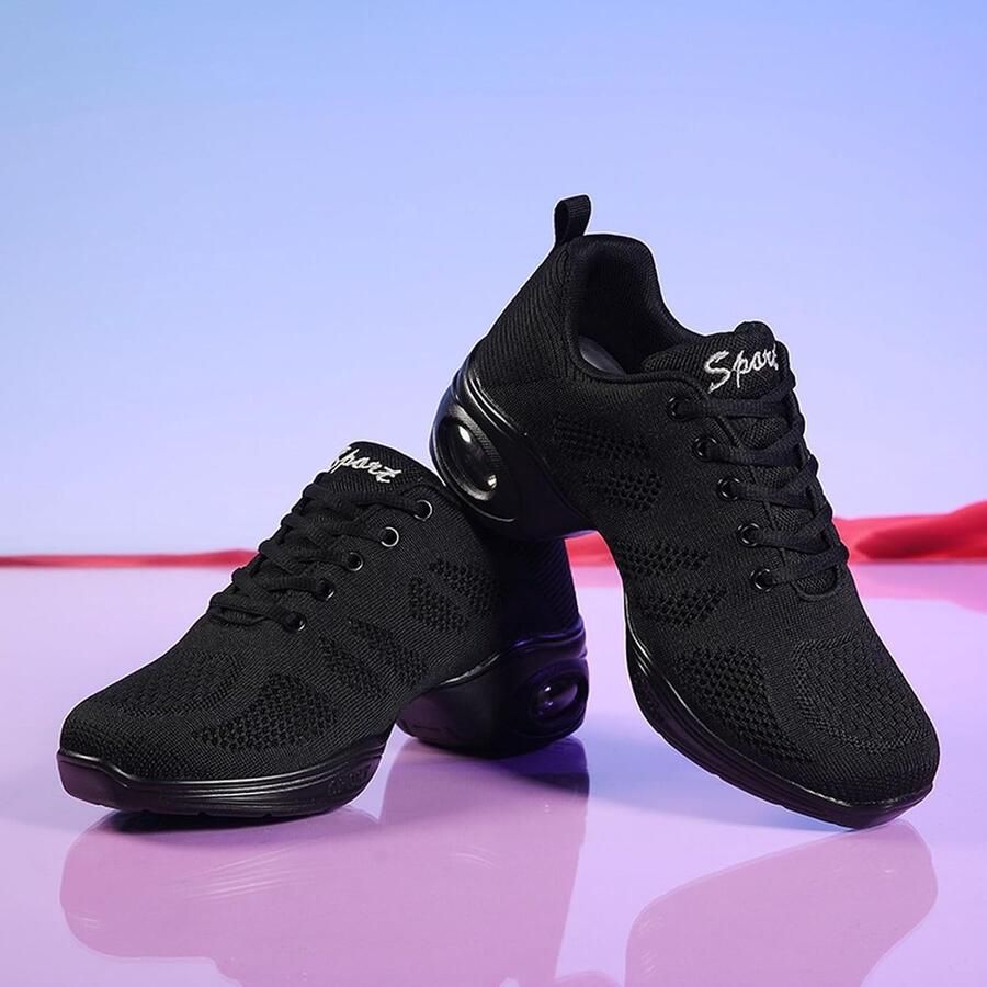 s s Jazz Dance Sneakers Lace Up Split Sole Dansschoenen